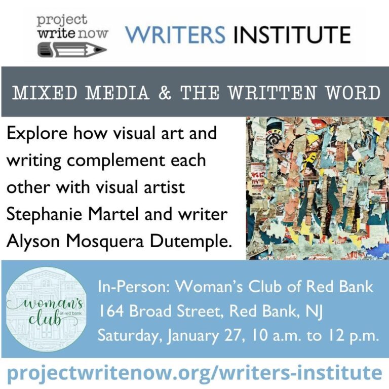 Mixed Media Art/Writing Workshop