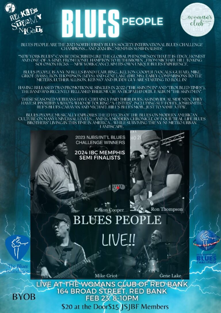 Reckless Steamy Nights w/ Blues People