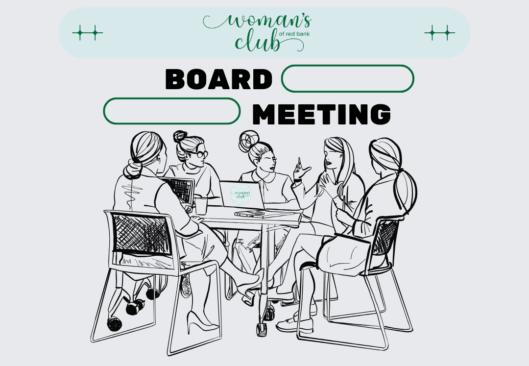 board meeting woman club of red bank