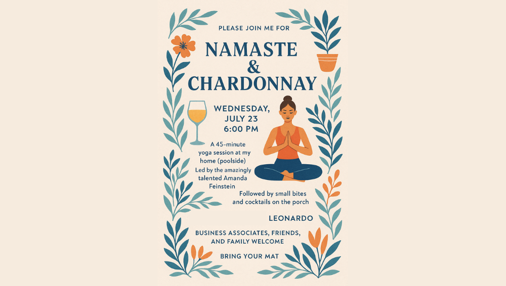 namaste & chardonnay