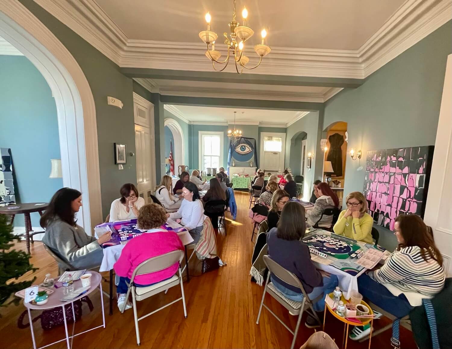 Mahjong Mock Tournament Brings Fun & Friendly Competition to the Woman’s Club of Red Bank