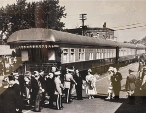 1939 King and Queen of England with President Roosevelt and Eleanor in Red Bank NJ