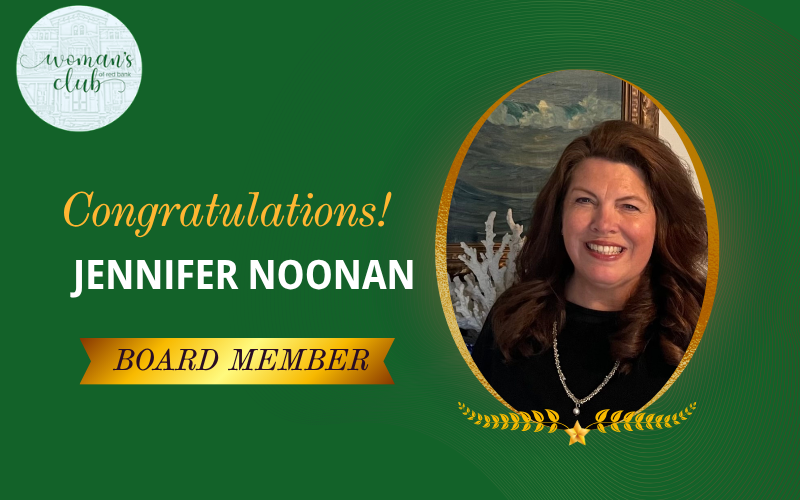 Woman’s Club of Red Bank Welcomes Jennifer Noonan the Board