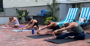 pool yoga